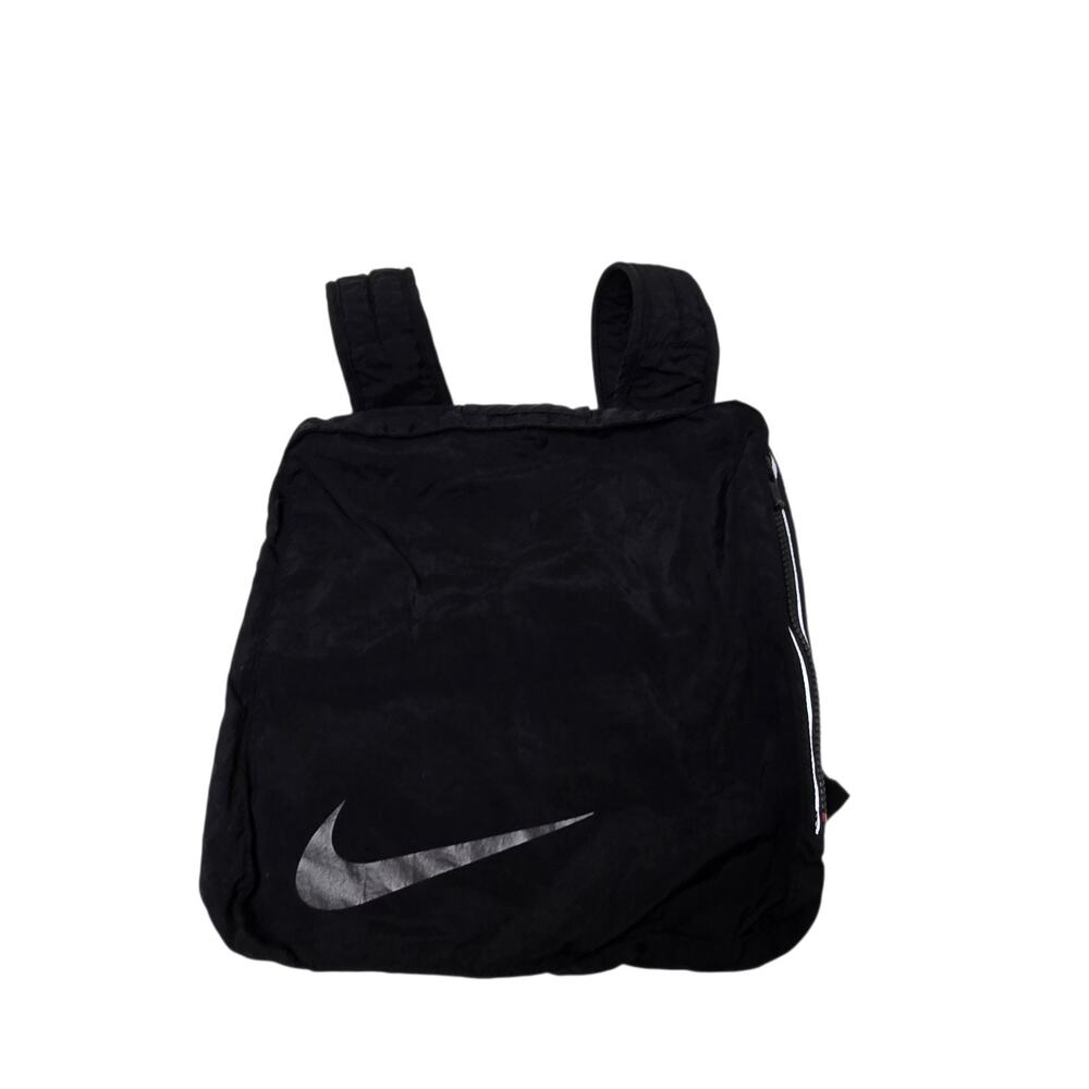 Nike Kids Backpack Jacket Black Gray Zip Up Polyester Size Small 6-7